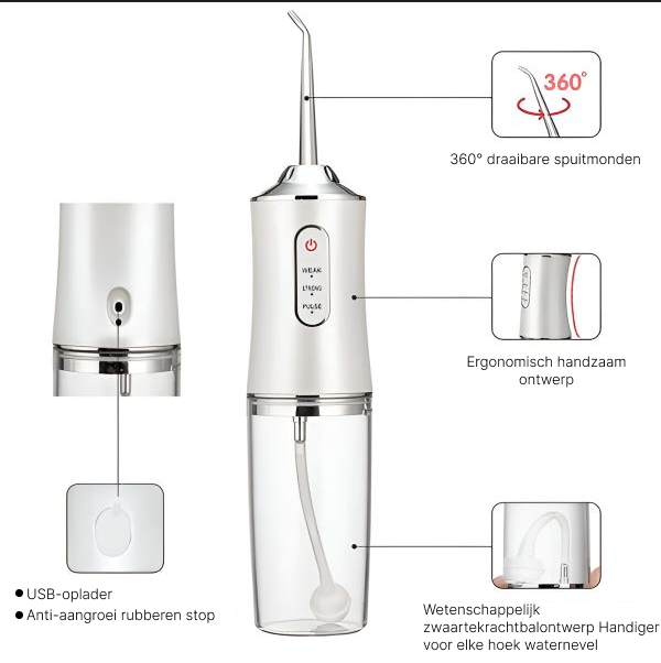 TOOTHCLEANSO™ Douche dentaire pour éliminer la plaque dentaire